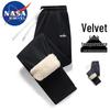 NASA MARVEL Fleece-Lined Straight-Leg Casual Pants