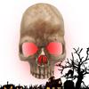 Halloween Skull Night Light Plug In Wall Lamp Spooky Atmosphere Adjustable LED Skull Night Lamp For Bedroom Living Room Decor