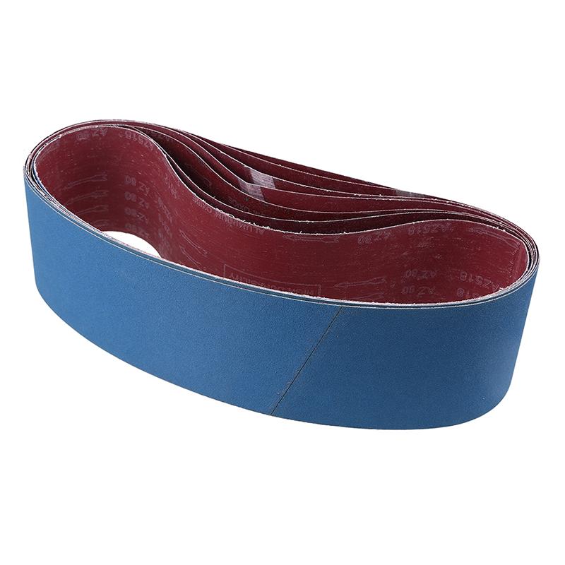 80-1000 Grits Abrasive Sanding Belts Zirconium Sander Grinding Polishing Polisher Abrasive Tools Sand Paper Durable