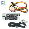DC12V 0.8A DC PWM 2-3 Wire Fan Temperature Control Speed Controller Chassis Computer Noiseor PC CPU Cooler Fan Alarm STK IC