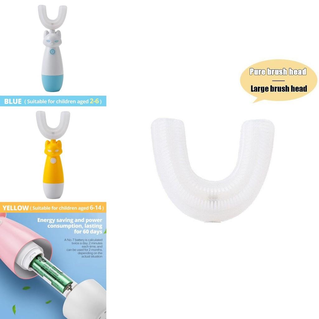 Durable Electric Toothbrush For Kids With Silicone Brush Head And Long Battery Life