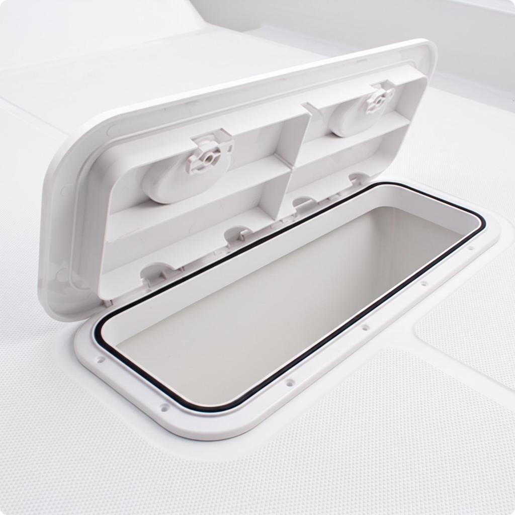 Marine Hatch Cover with Frame Flush Mount Boat Deck Gasket Heavy Duty