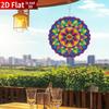 25.4cm Classic Stainless Steel Mandala Wind Spinner – Elegant Handcrafted Garden Decor for Indoor/Outdoor Use, Holiday Ornament for Halloween