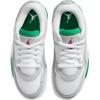 Jordan Air Jordan 4 Abrasion Resistant Low top Children's Basketball Shoes White Green FQ7938-103