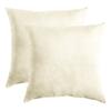 Decorative Pillowcase, Beige, Velvet
