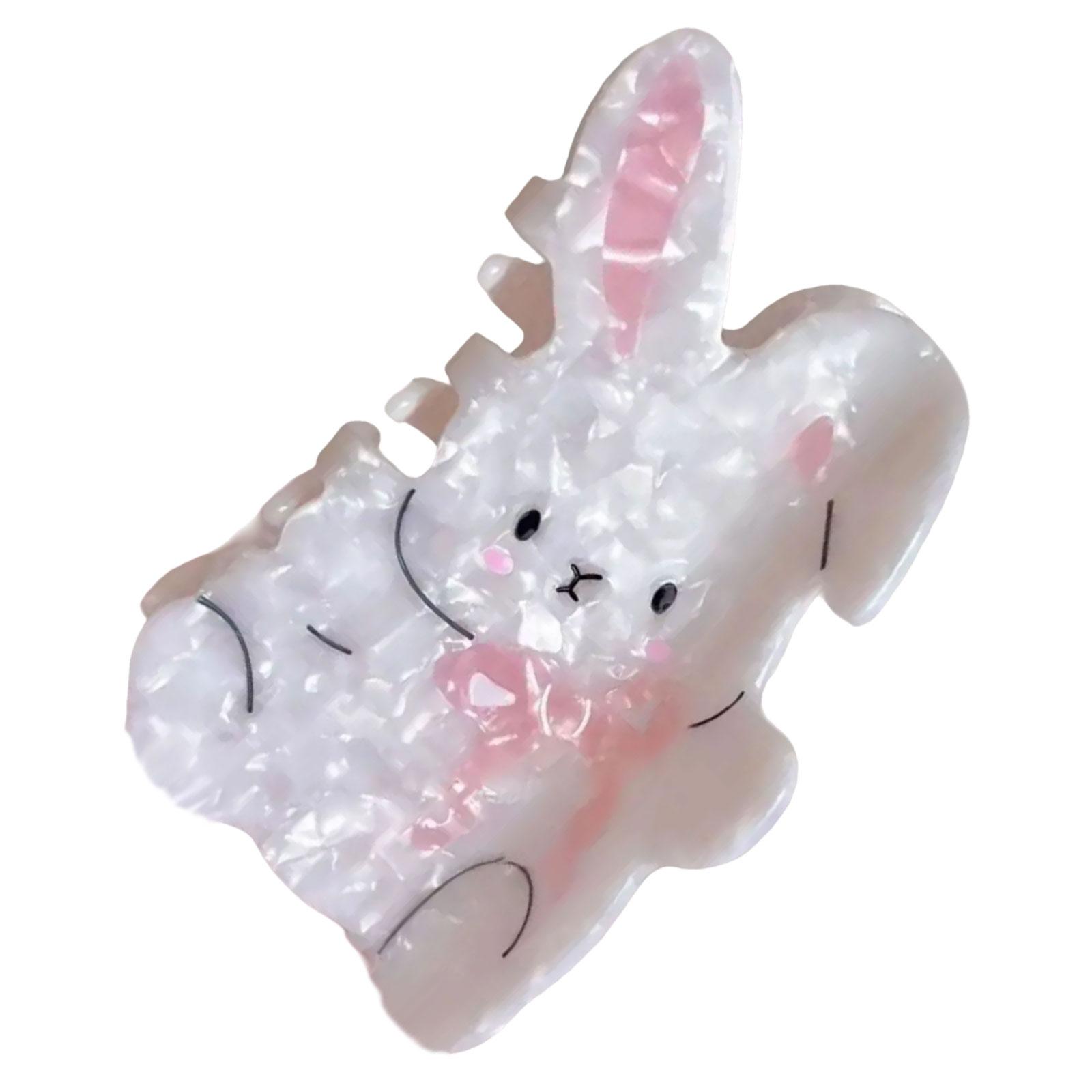 

Unique Hair Claw Clip Large Rabbit Hair Claw Hair Adornment Lovely Valentine s Day Hair Claw Clip Hair Ornamentation 1