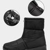 Women Winter Plus Size Thick Snow Boots Waterproof Anti Slip Warm Zipper Flat Ankle Booties for Women Comfortable Ladies Casual Short Boots