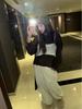 2026 Korean Style Spring T-shirt & Knit Camisole Two-Piece Women's Set