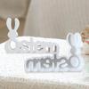 Cartoon Bunny Silicone Molds Handmade Animal Candle Mold Easter Bunny Letter Mold  Party Favors