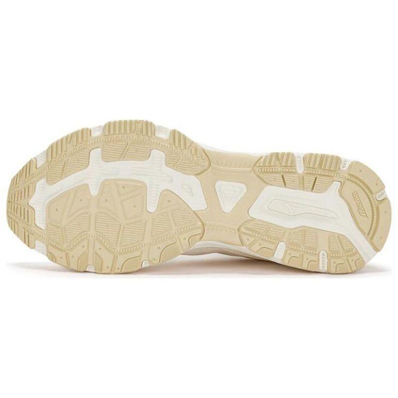 Mizuno Racer Unisex Low Top Running Shoes Beige White Gold D1GH223603