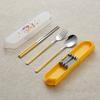 Portable Tableware Cartoon Love Fork Spoon Chopsticks Student Party Office Workers Travel Spoon Chopsticks Portable Box