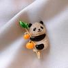 1Pc Cute Panda Brooch Chinese Trendy Versatile Personalized Jewelry Accessories Fashion Party Accessories Gifts Good Luck