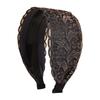 Flowers Lace Mesh Hair Band Wide Side Hollow Headwear Ins Women Lace Hairbands  Girls
