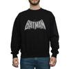 DC Comics Mens Batman Retro Crackle Logo Sweatshirt
