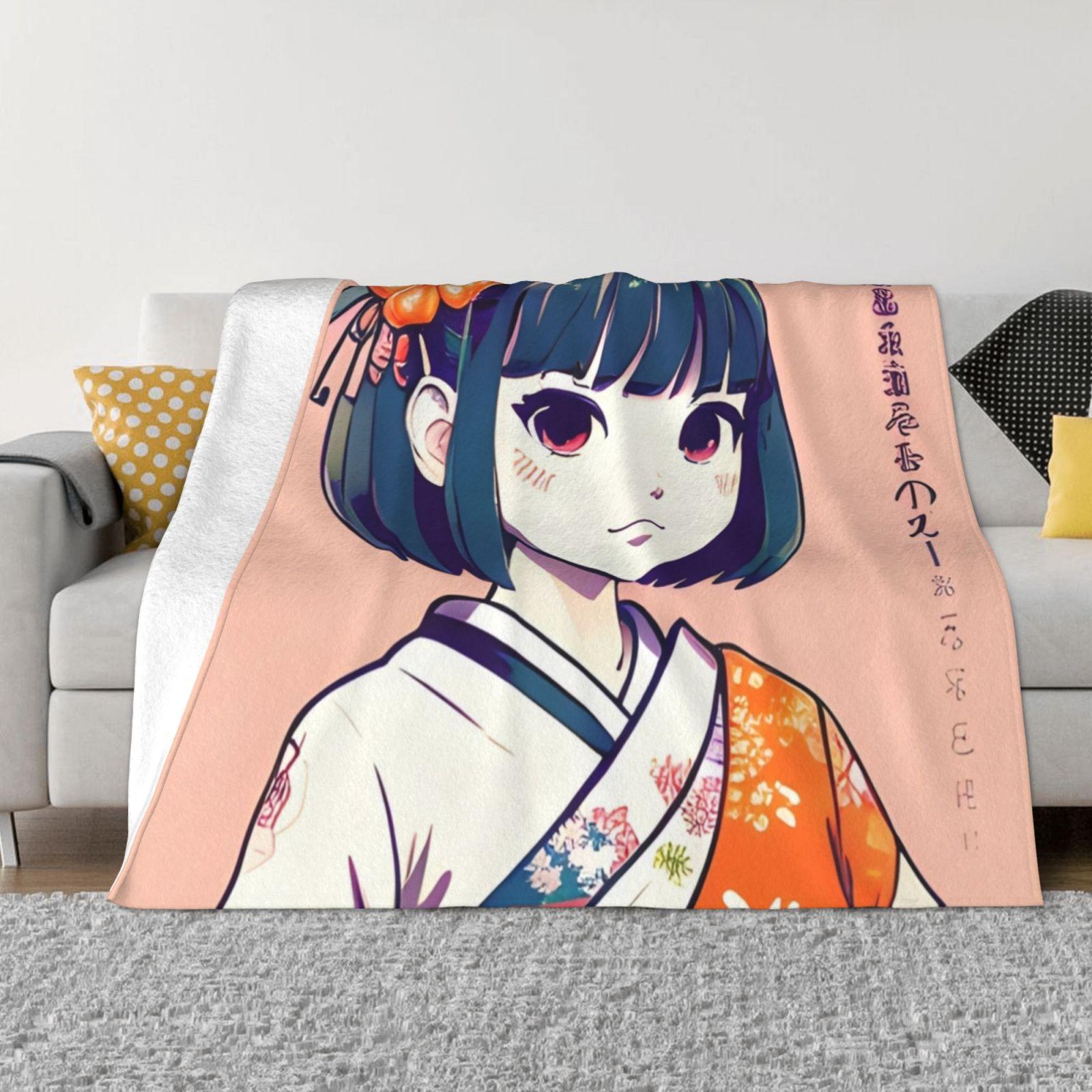 Geisha Super Warm Soft Blankets On Sofa/Bed/Travel Geisha Girl Geisha Artwork Geisha Japan Geisha Anime Geisha Painting Geisha 30x40in