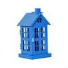 62KD Iron House Hanging Holder Tealight Lanterns Hanging Ornament Decors