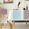 2025 Nordic Tablecloth Waterproof and Easy To Clean Rectangular Household Dining Table Cloth Simple Dustproof and Wear-resistant