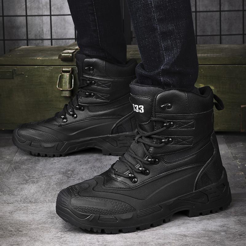 Men's Waterproof Hiking Boots Lightweight Boots Durable Outdoor Climbing Boots for Men Demi-season Boots