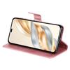Zipper Wallet Case for Honor Magic7 Lite 5G/X9c 5G/X60 Pro 5G Calf Texture Leather Phone Cover