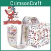 Painted Hand White Pattern Christmas Theme Gift Box Decoration Prop Atmosphere