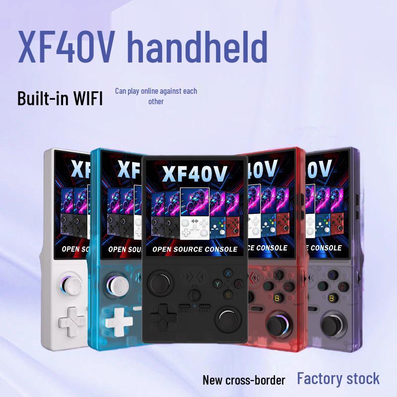 XF40V Open-Source Handheld-Konsole: Grenzüberschreitendes Gaming mit GBA, PSP God of War, Arcade und Online-Mehrspieler über WLAN.