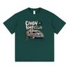Unisex Retro Fun Print Loose Cotton T-Shirt - Trendy Chic Casual Half Sleeve