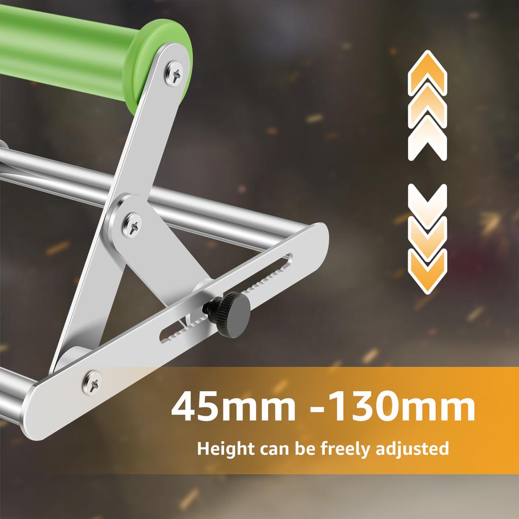 Cutting Machine Support Adjustable Height 1.77-5.12in Stainless Steel Cutting Machine Cutting Lift Table Table Saw Support Brack