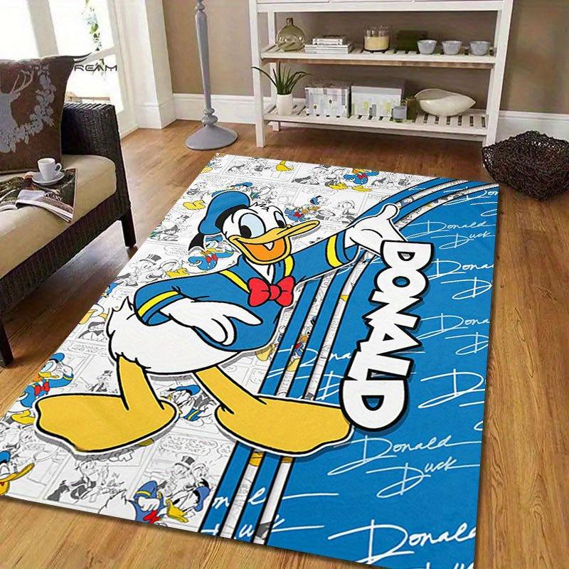 1pc Disney Cartoon Characters Pattern Carpet Area Rug Non-slip Carpet Hand Washable Floor Mat Suitable For Living Room Bedroom Home Decor