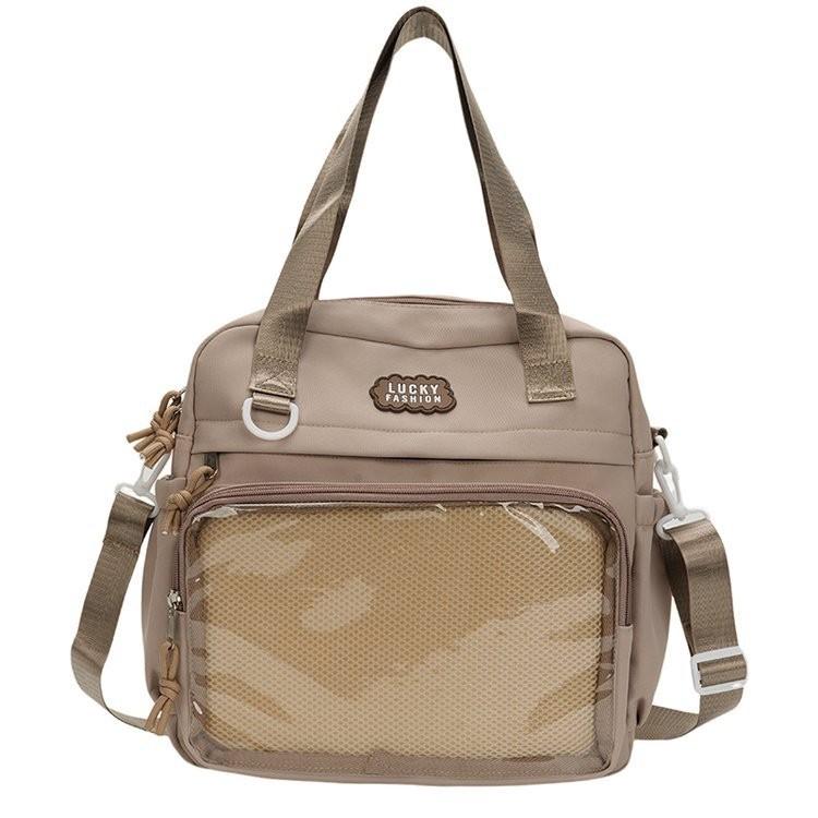 Stylish Casual Crossbody Tote Bag For Students With Multiple Color Options And Fashionable Look