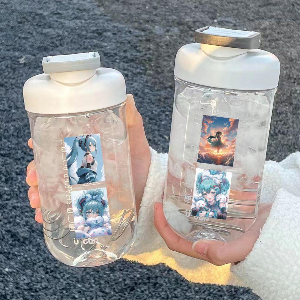 63PCS of Hatsune Miku Stickers for Anime and Cartoon-themed Water Bottles, Tablet PCs, and Waterproof Decorative Stickers