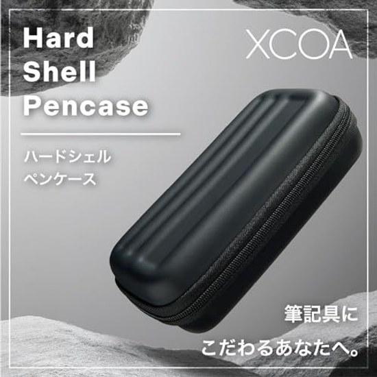 Lihit Lab XCOA Hard Shell Pen Case Jet Black A3802-24