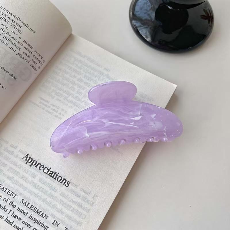 Imitation Acetate Jelly Color Hair Clip Women's High-end Hair Shark Clip Temperament Hair Accessories