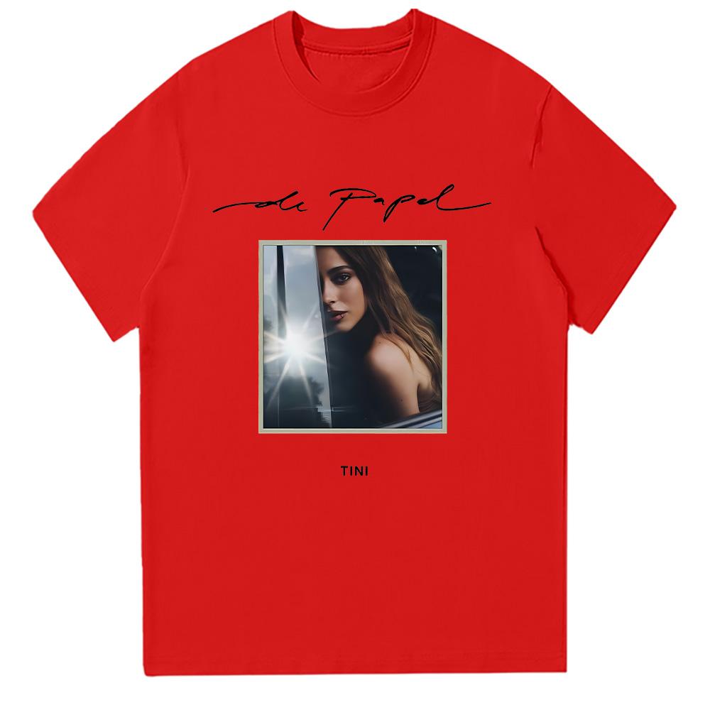 

Tini De Papel 2025 Graphic T Shirts Men Women Retro High Quality Fashion Clothing Aesthetic Oversized Cotton T-shirts Streetwear S