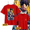 Anime Dragon Ball Vegeta Pure Cotton Tshirt 2026 Summer KidsUnisexsWomens Fashion Casual Short Sleeved Tshirt Streetwear Y2k