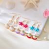 Trendy Oceanics Inspire Earrings Seashells Designs Drop Ear Hook Accessory for Sensitive Skin Casual To Party Wear