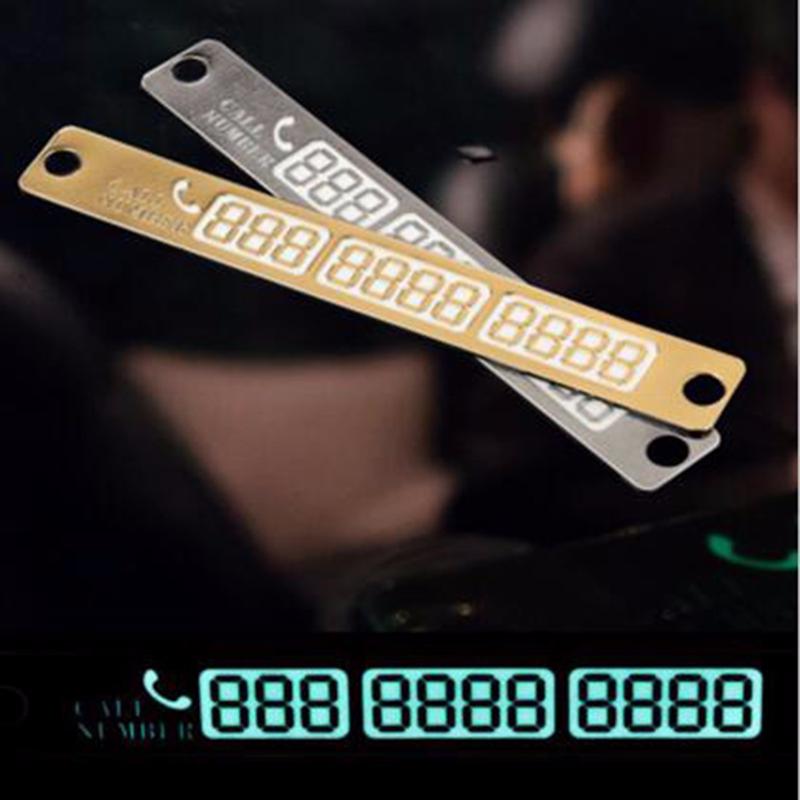 Car Parking Card Notification Sucker Plate Card Telephone Number Car Styling Phone Number Card