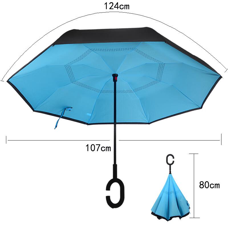 Hands-Free Double-Layer Reverse Umbrella