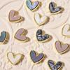 10Pcs 3D Heart Nail Charms Jewellery Decoration Fashion Kawaii Nails Art Classic Jewellery Design Metal DIY Accessories