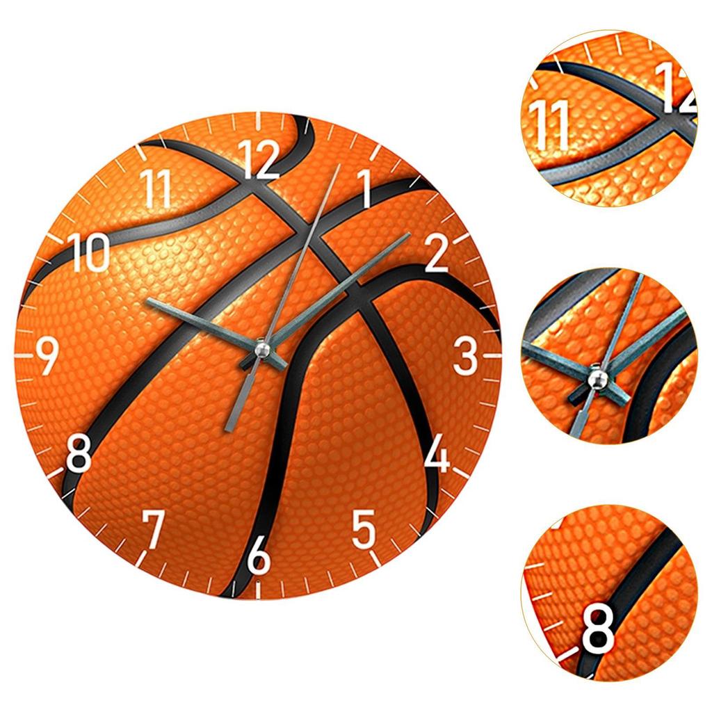 Basketball Wall Clock for Kitchen And Boy's Room