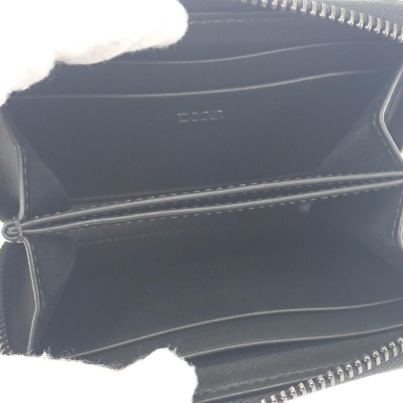 Dior 2ESBC316FLG_H00N Coin Case Black Calfskin Women