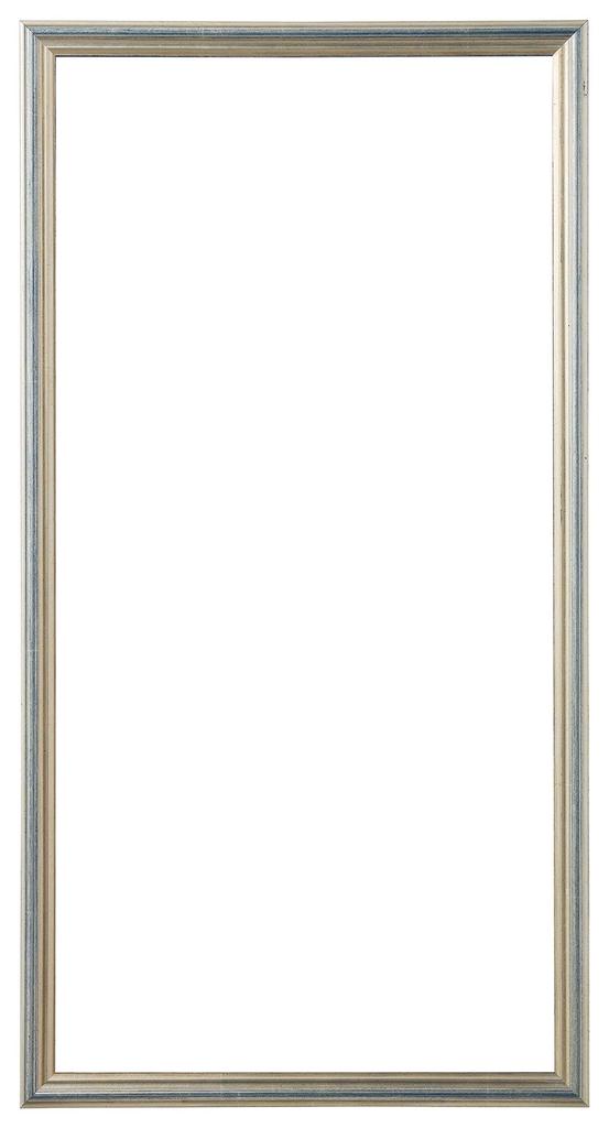 Picture 60x30 dimensions Silver x Blue Larson-Juhl Frame, Folkestone, (Inner 600x300mm),