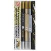 Kuretake Pen Marker Gold and Silver Twin Marker Set MS/3VGS