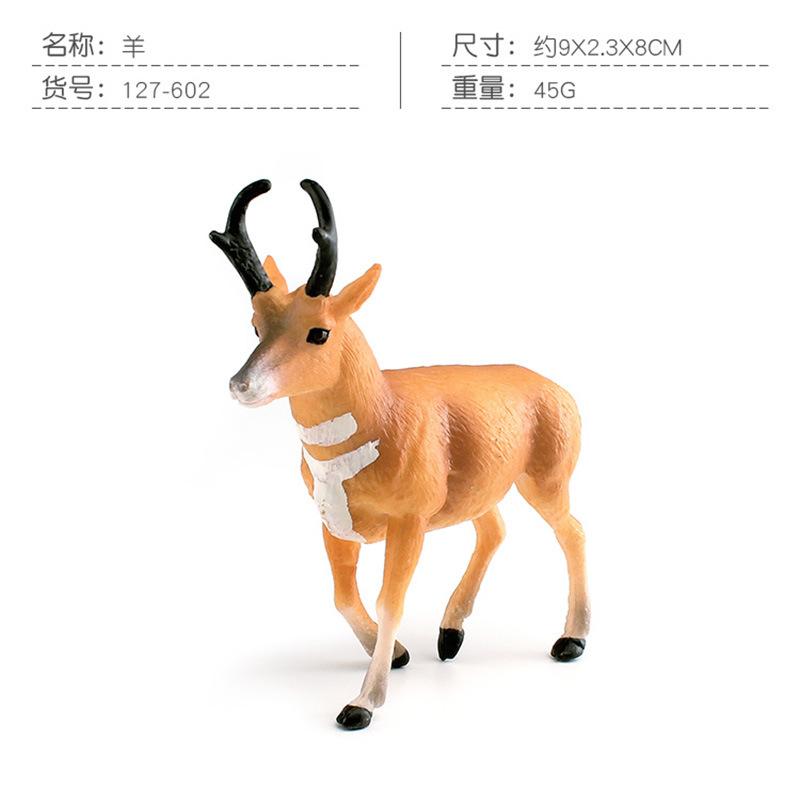 Simulation Tier 12 Modelle Luchs Braunbär Elch Männlich Eichhörnchen Rothirsch Bison Waschbär Antilope Adler Spielzeug