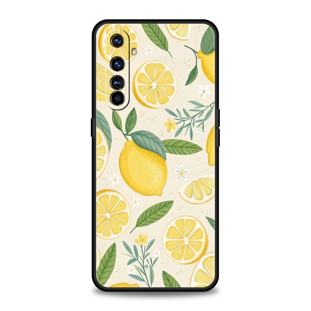 

Летний Свежий Фрукт Лимонный Принт Мягкий ТПУ Для Realme 13 12 11 10 9 Pro Plus GT3 GT2 C21 C25 C35 C53 C55 C67 Pro Чехол для Телефона Realme C55 4G