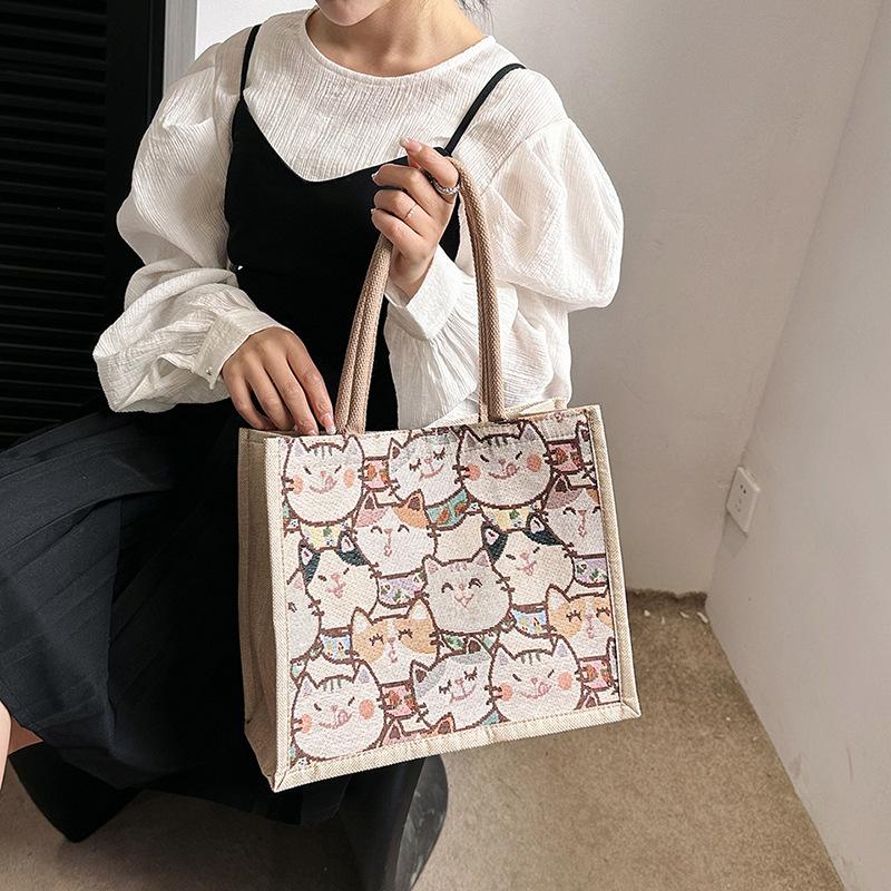 High-value shopping bags, commuting to work, going out, tote bags, students in class, tote bags, versatile bags, large capacity