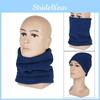 Cozy Mens Womens Fleece Neck Warmer Snood Scarf Hat Unisex Thermal Ski Wear