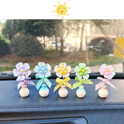 5 Farben Neue Niedliche Frühlings Schüttelblume Auto Dekoration Schmuck Heilende Serie Auto Innenraum Dekor Zubehör Schmuckstücke