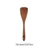 Non-Stick Pan Special: Teak & Acacia Wood Spatula, Stir-Fry Set, Salad Fork & Slotted Spoon