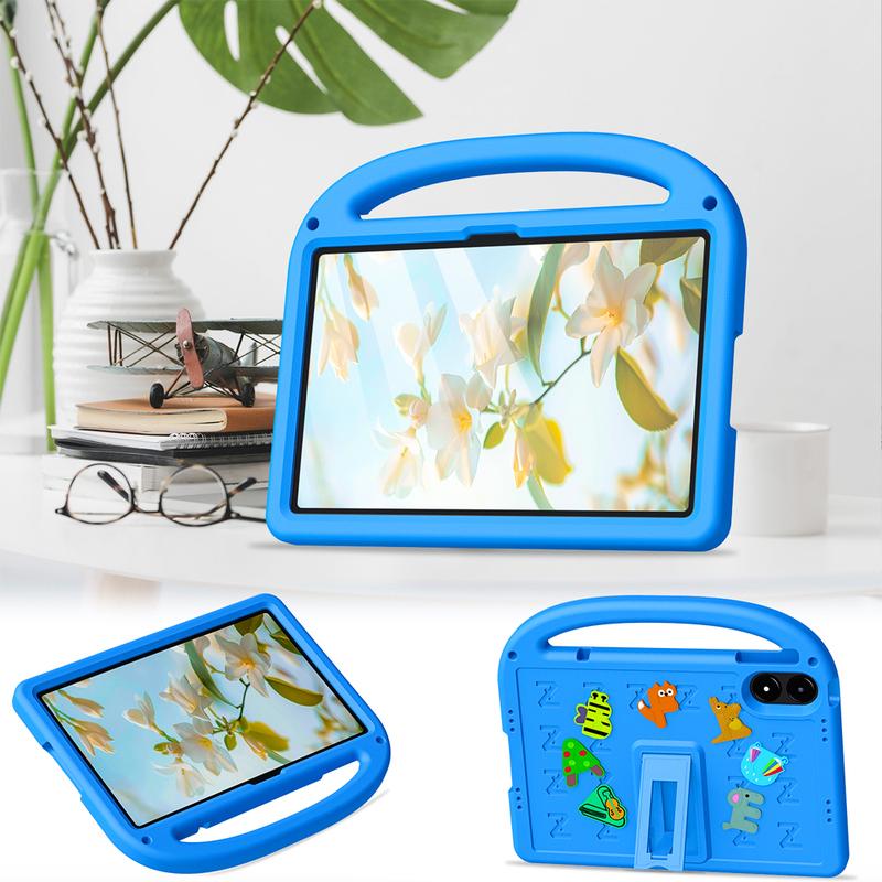 Tragbare Cartoon-Tablet-Hüllen für Kinder für Samsung Tab A9 Plus und Xiaomi Poco Pad M1 7/7Pro Redmi Pad 2 Pro SE Hülle Fundas Stoßfestes EVA+PC Ständer