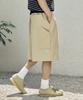 Who Loves Art Carpenter Bermuda Banding Pants Beige